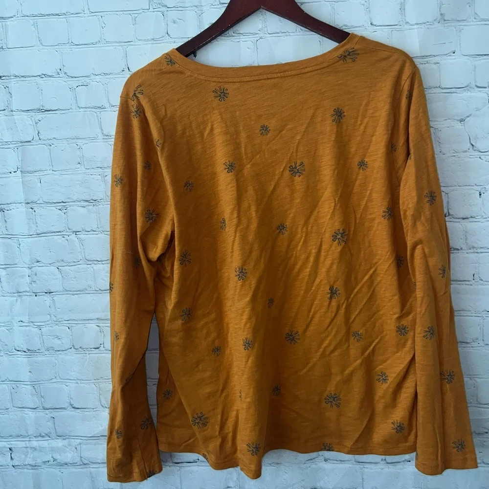 sonoma everyday tee dark yellow shirt size XL - Picture 4 of 4